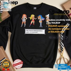 Get Hype Official Four Horsewomen Battle Tee Lol Ready hotcouturetrends 1 1