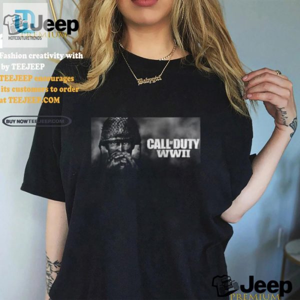 Turn Heads With This Hilarious Redux Call Of Duty Wwii Shirt hotcouturetrends 1 3