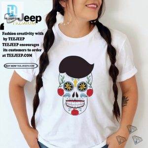 Spice Up Your Style Funny Floral Sugar Skull Tee hotcouturetrends 1 2