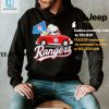 Snoopy Drives Texas Rangers Tee Fun Unique Official Shirt hotcouturetrends 1