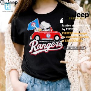 Snoopy Drives Texas Rangers Tee Fun Unique Official Shirt hotcouturetrends 1 3