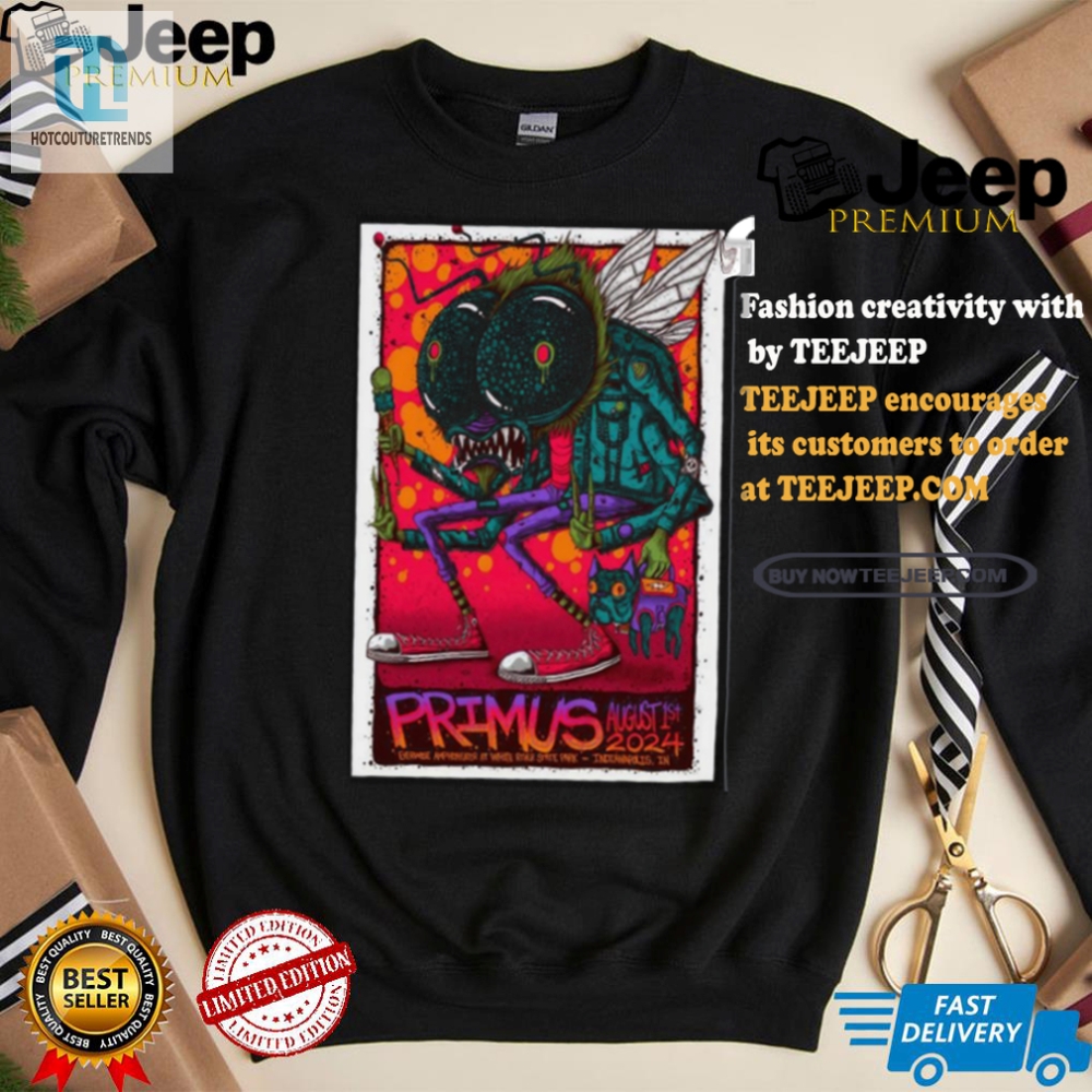 Rock Out In Style Primus Indy 2024 Funny Poster Tee