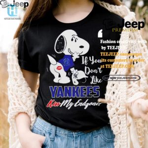 Score Big Laughs Official Snoopy Yankees Mlb Tshirt hotcouturetrends 1 3