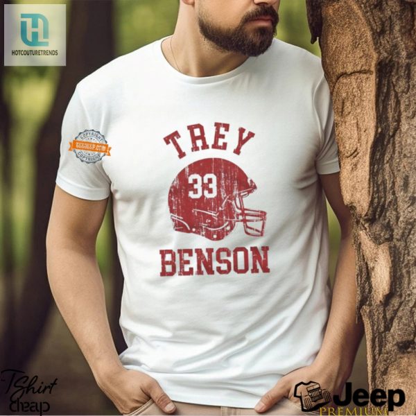 Rock The Trey Benson Arizona Helmet Tee For True Fans Only hotcouturetrends 1 2