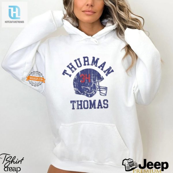 Score Big Laughs Thurman Thomas Helmet Shirt hotcouturetrends 1 1