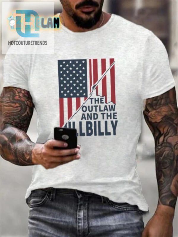 Unique Funny The Outlaw And The Hillbilly Tee Print hotcouturetrends 1