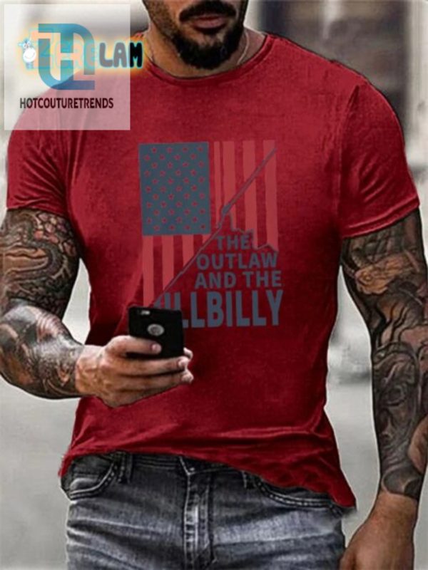 Unique Funny The Outlaw And The Hillbilly Tee Print hotcouturetrends 1 1