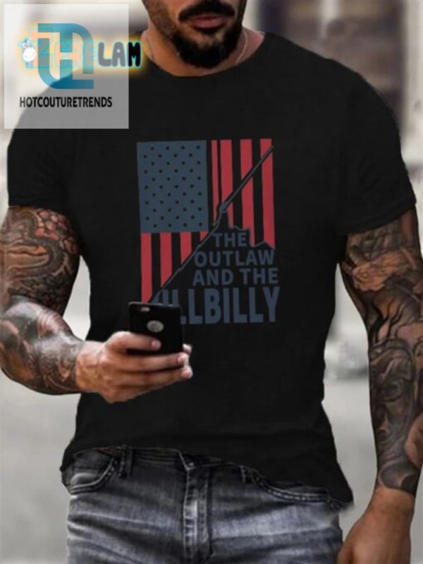 Unique Funny The Outlaw And The Hillbilly Tee Print hotcouturetrends 1 2