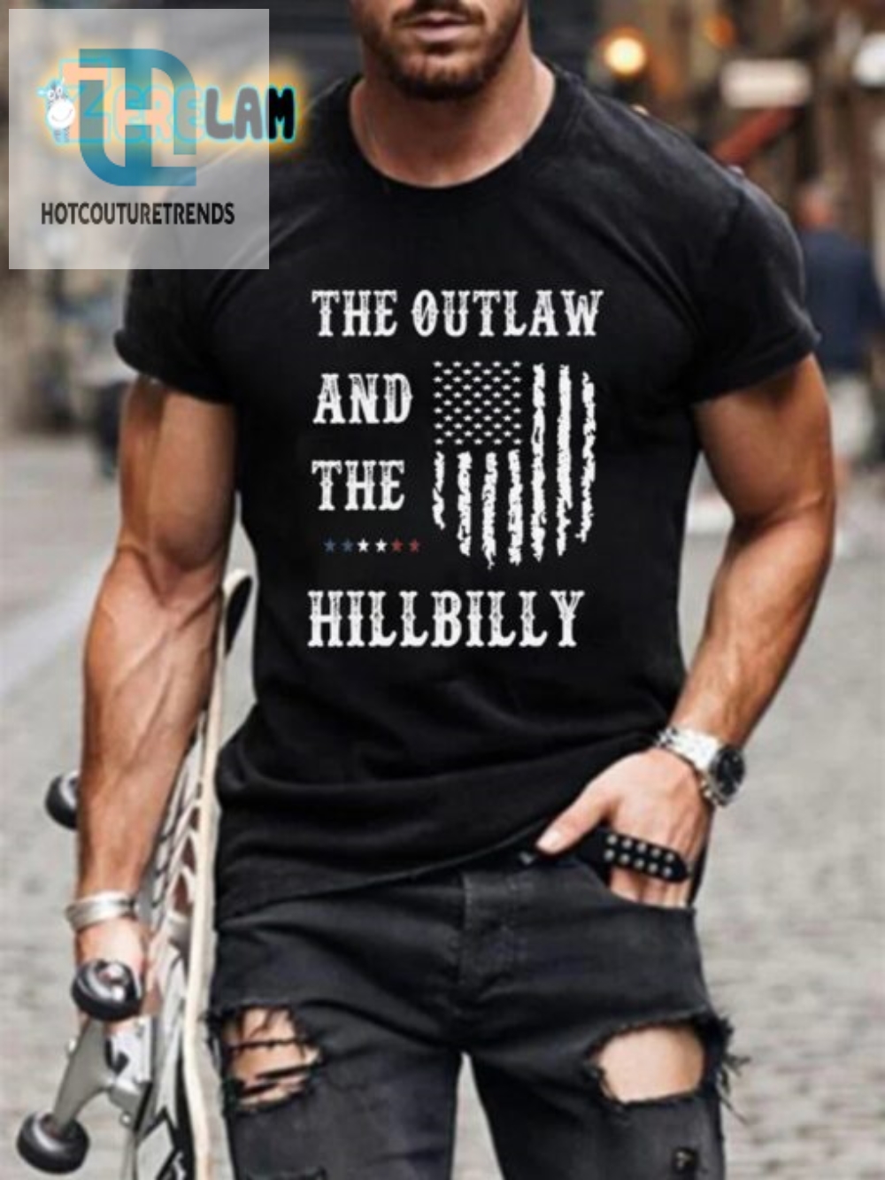 Outlaw  Hillbilly Shirt  Hilarious Mens Casual Wear