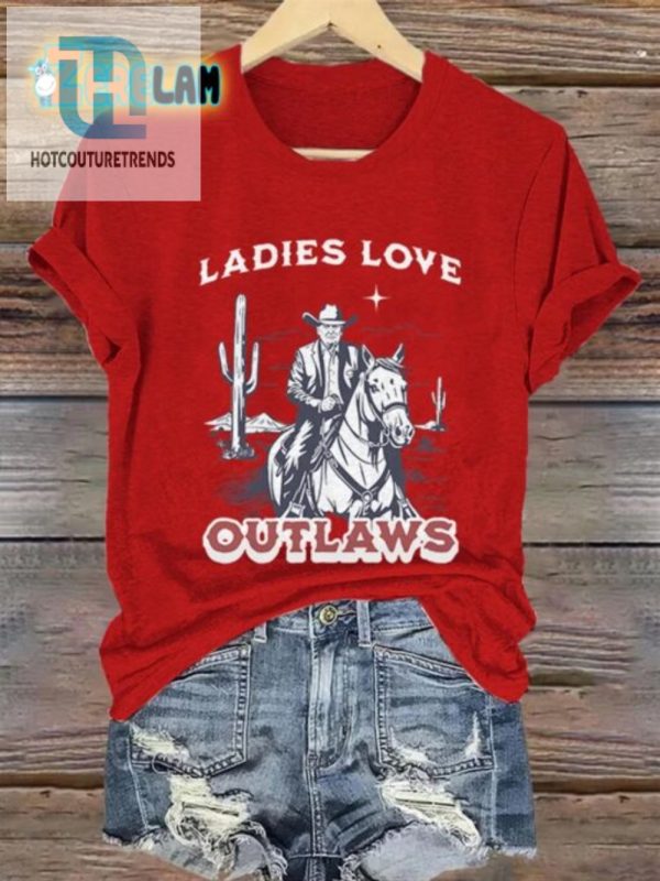 Vintage Outlaw Ladies Tee Bold Funny Unique Style hotcouturetrends 1