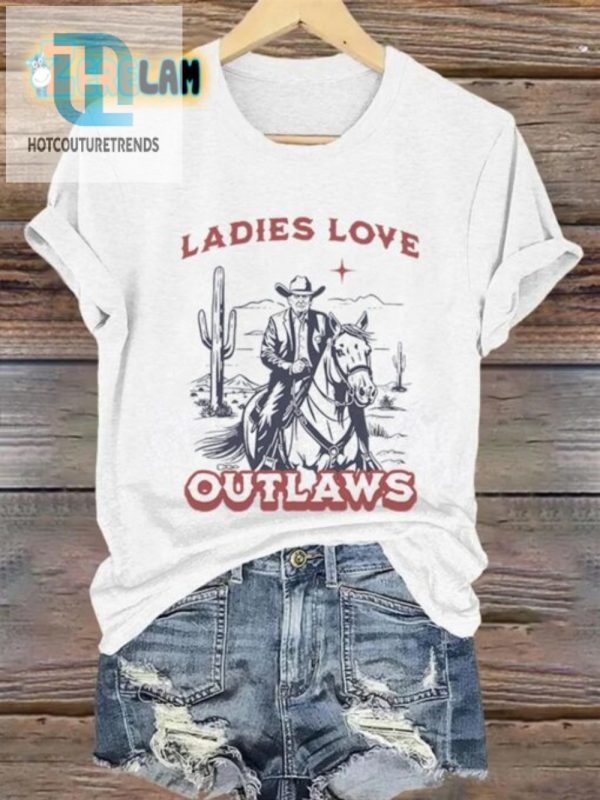 Vintage Outlaw Ladies Tee Bold Funny Unique Style hotcouturetrends 1 1