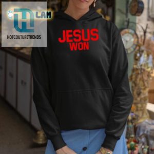 Treveyon Hendersons Jesus Won Shirt Playful Unique Attire hotcouturetrends 1 2