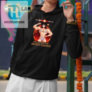 Unleash Laughs With Telekinetic Bimbo Sword Shirt hotcouturetrends 1 2