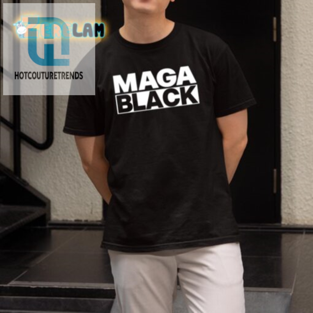 Stylishly Unaffiliated Hilarious Maga Black Unisex Shirt