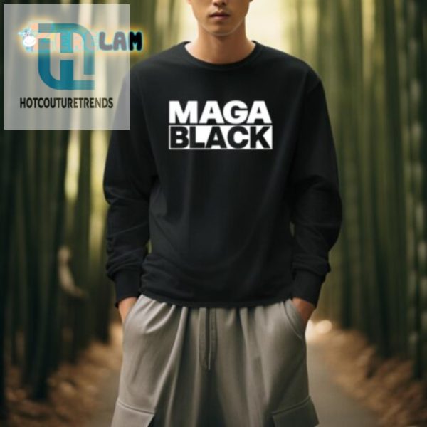 Stylishly Unaffiliated Hilarious Maga Black Unisex Shirt hotcouturetrends 1 3