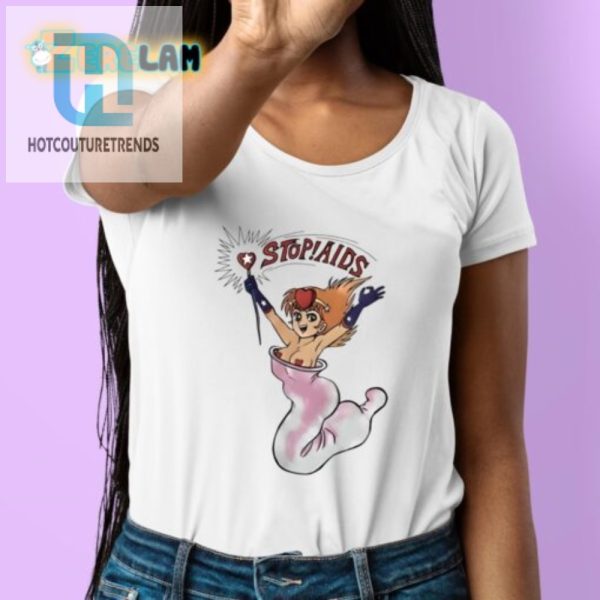 Sailor Moon Shirt Stop Aids With A Wink And A Smile hotcouturetrends 1