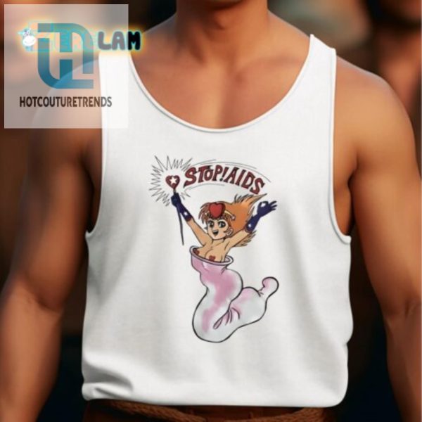 Sailor Moon Shirt Stop Aids With A Wink And A Smile hotcouturetrends 1 4