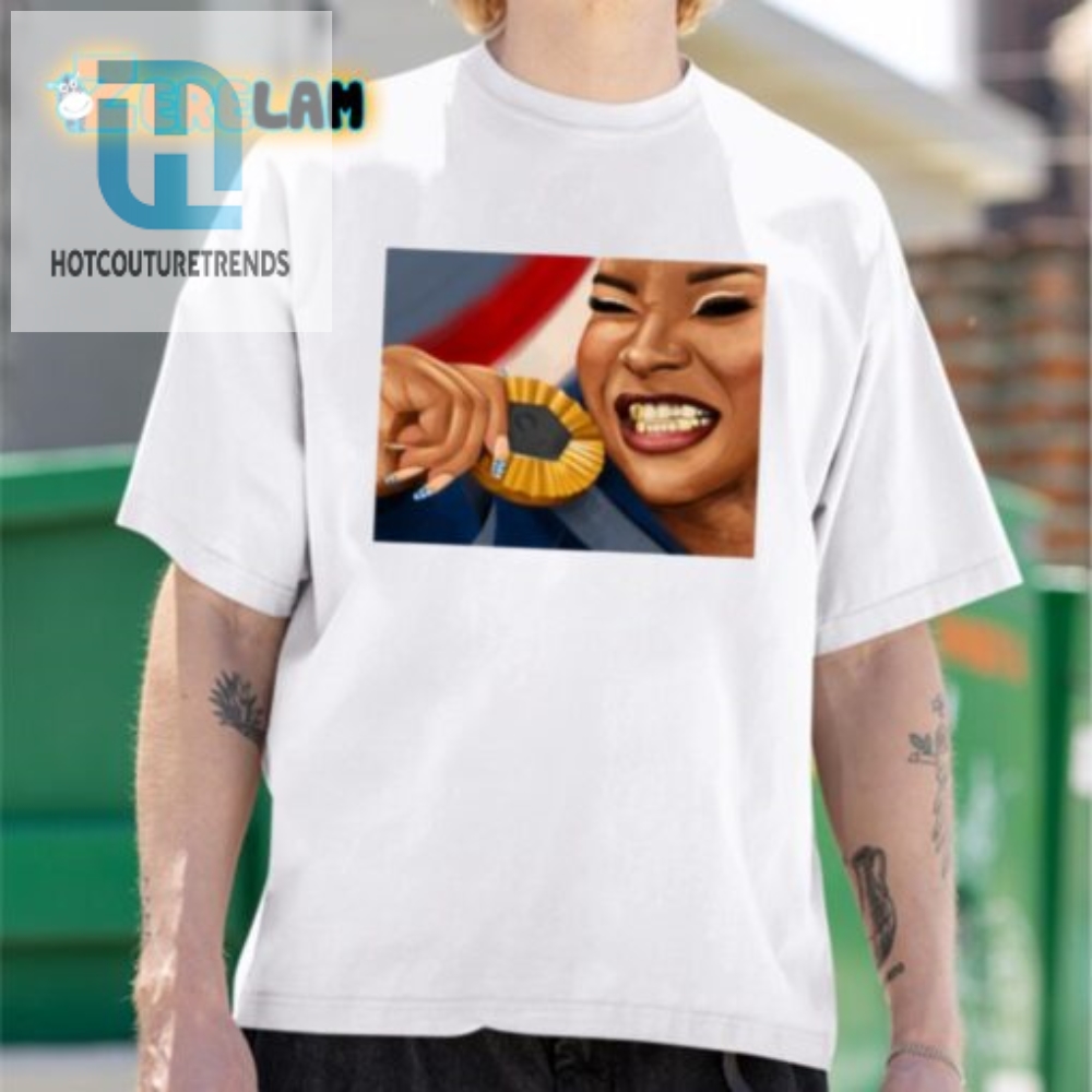 Rock 2024 With Jordan Chiles Iconic Funny Photo Tee