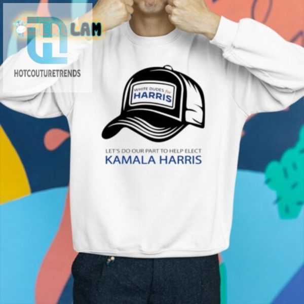 Funny White Dudes For Harris 2024 Shirt Act Now hotcouturetrends 1 2