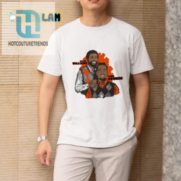 Williams Odunze Hilarious Duo Portrait Tee hotcouturetrends 1