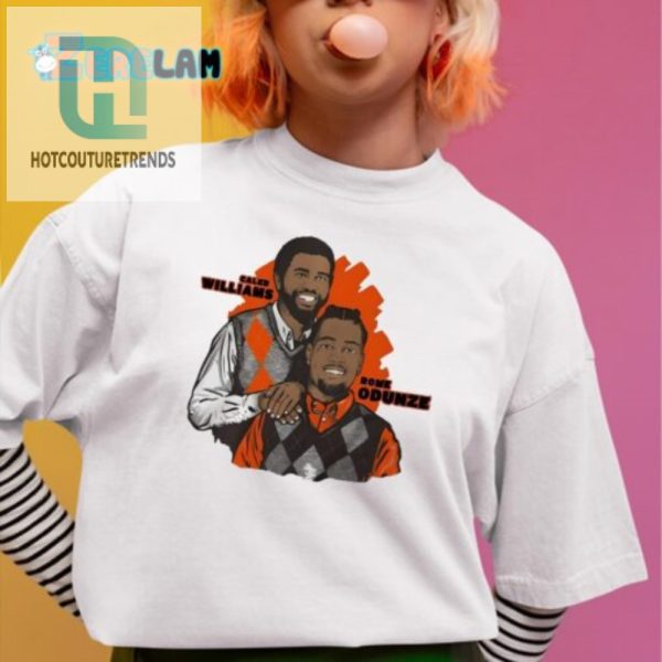 Williams Odunze Hilarious Duo Portrait Tee hotcouturetrends 1 3