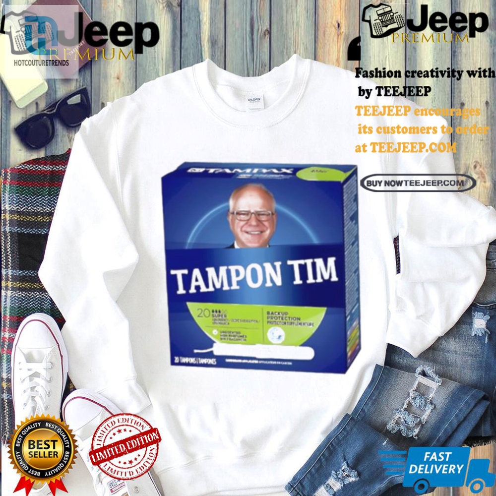 Get Your Laugh Official Harris Walz Tampon Tim Shirt