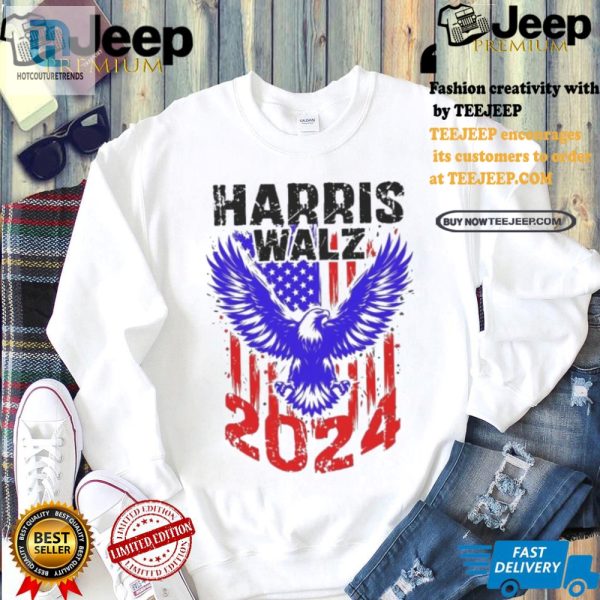 Vote Blue Laugh Too Kamala Harris Tim Walz 2024 Tees hotcouturetrends 1 1