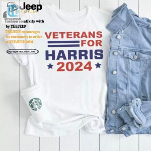 Vote Harris 2024 Funny Veteran Support Tee hotcouturetrends 1 3