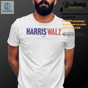 Funny Kamala Harris Tim Walz 2024 Shirt Make America Normal hotcouturetrends 1 2