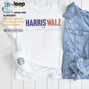 Funny Kamala Harris Tim Walz 2024 Shirt Make America Normal hotcouturetrends 1 3