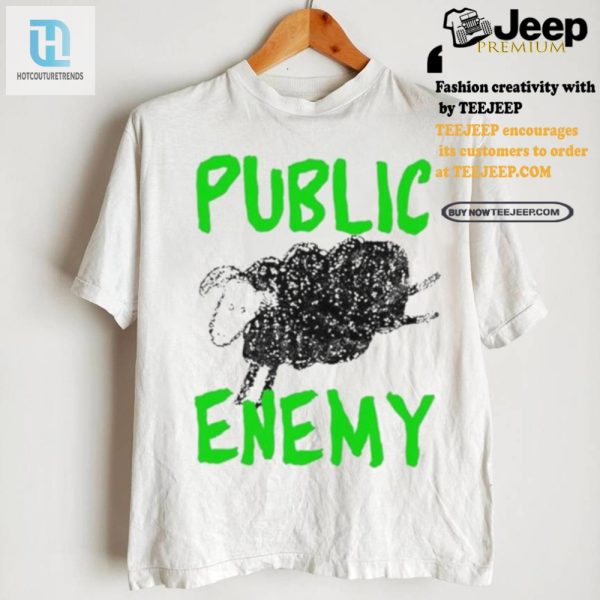 Funny Sheep Public Enemy 2024 Tshirts Stand Out Laugh hotcouturetrends 1