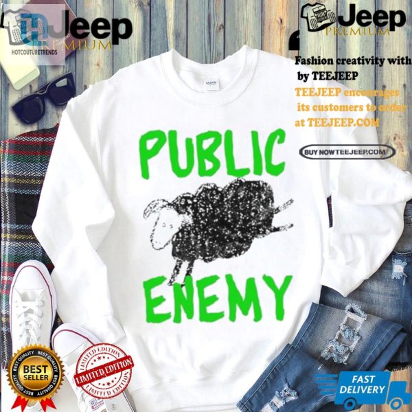 Funny Sheep Public Enemy 2024 Tshirts Stand Out Laugh hotcouturetrends 1 1