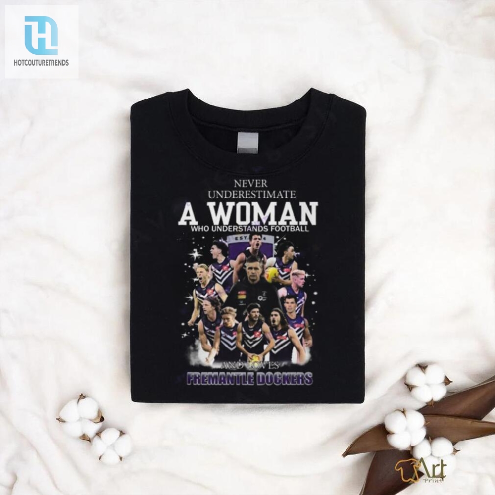 Funny Fremantle Dockers Tee For Savvy Female Football Fans