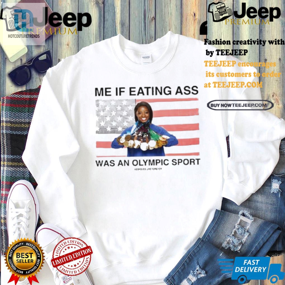 Funny Olympic Eating Ass Shirt  Unique And Hilarious Tee