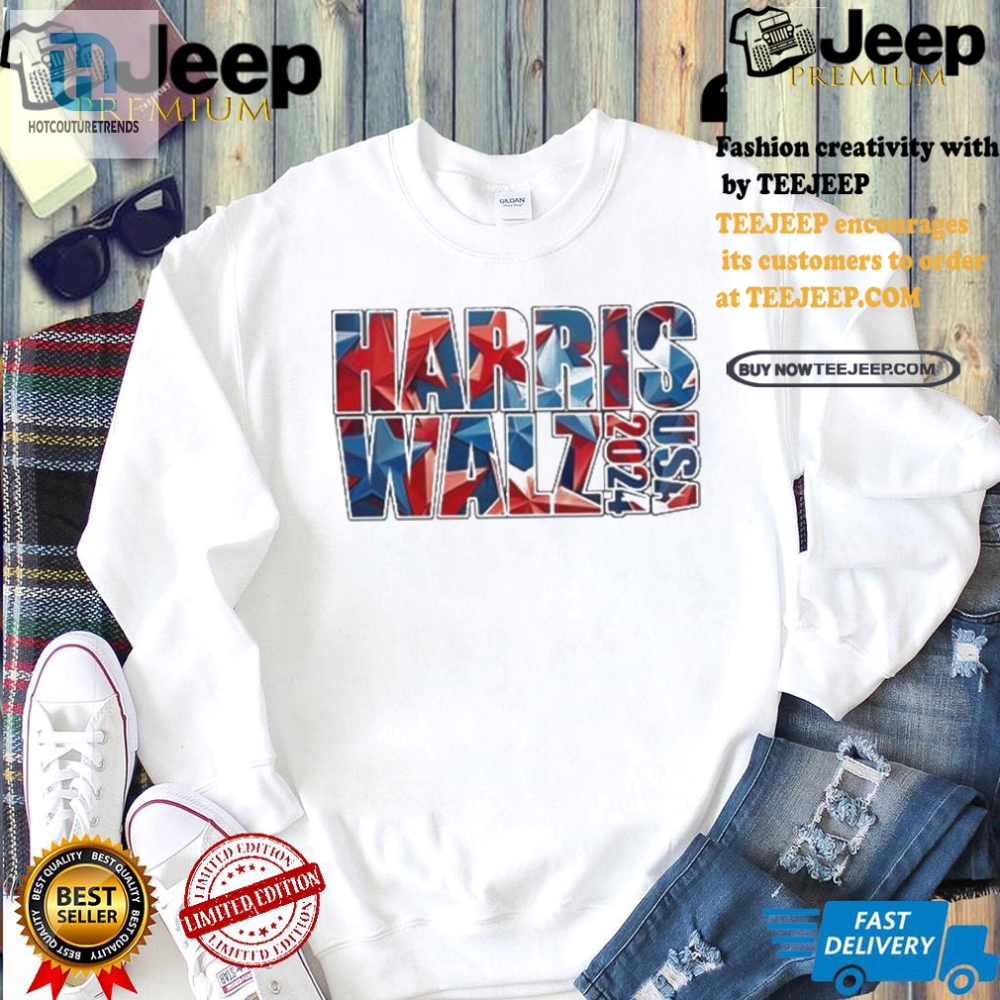 Get A Laugh Harris Walz 2024 Usa Shirt  Hilarious Design