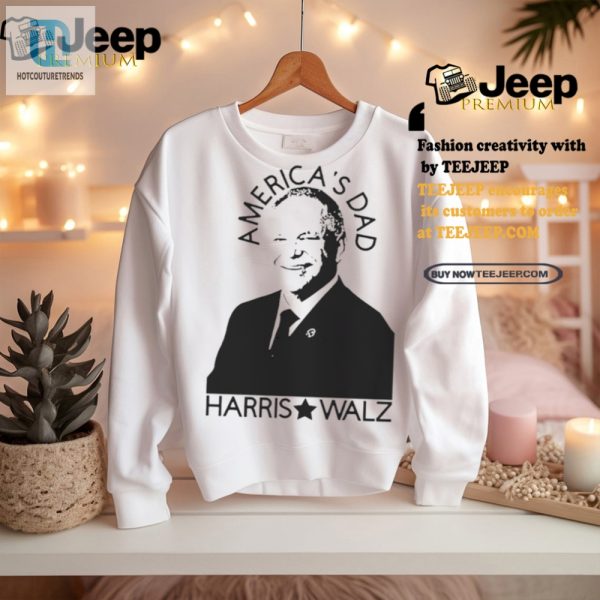 Funny Kamala Harris Tim Walz Americas Dad Shirt Unique Tee hotcouturetrends 1 2