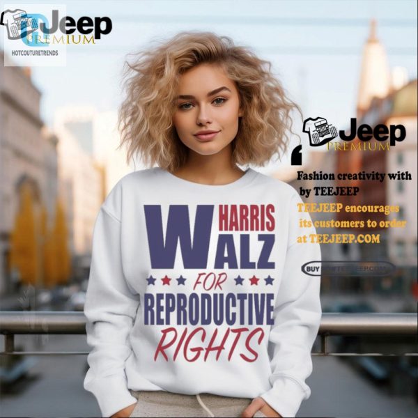 Vote Harris Waltz 2024 Tshirt Witty Repro Rights Tee hotcouturetrends 1