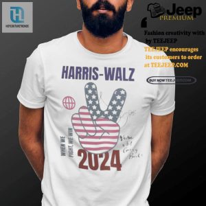 Funny Harris Walz 2024 Tshirts Fight Win With Humor hotcouturetrends 1 2