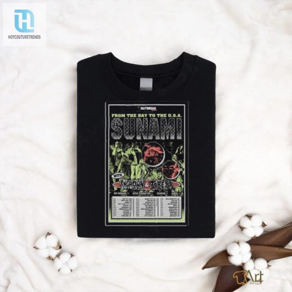 Rock Your Wardrobe Sunami 2024 Tour Poster Tee hotcouturetrends 1 1