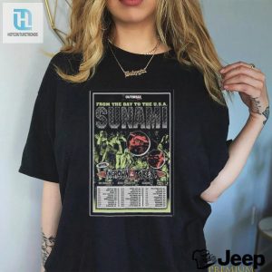 Rock Your Wardrobe Sunami 2024 Tour Poster Tee hotcouturetrends 1 2