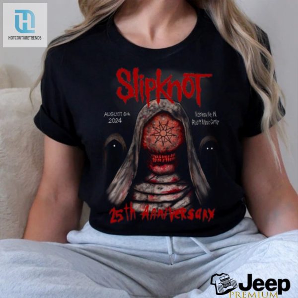 Rock On Hilarious Slipknot 2024 Noblesville Concert Tee hotcouturetrends 1 3