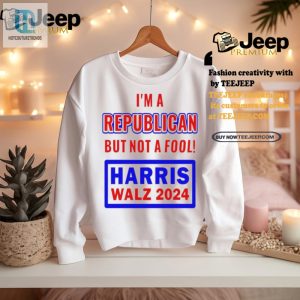 Funny Gop Shirt Not A Fool Harris Walz 2024 Tee hotcouturetrends 1 2