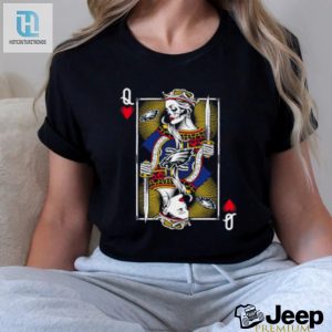 Fly High In Style Philadelphia Eagles Queen Of Hearts Tee hotcouturetrends 1 3