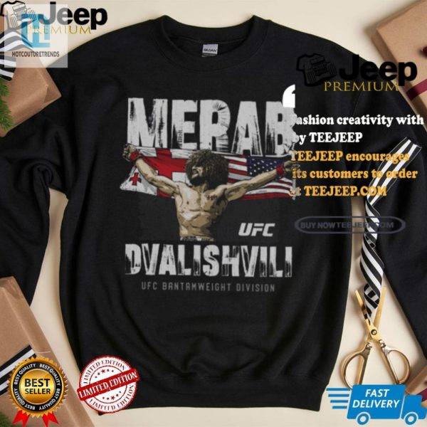 Rock The Merab Dvalishvili Flag Shirt Unique Hilarious hotcouturetrends 1 2