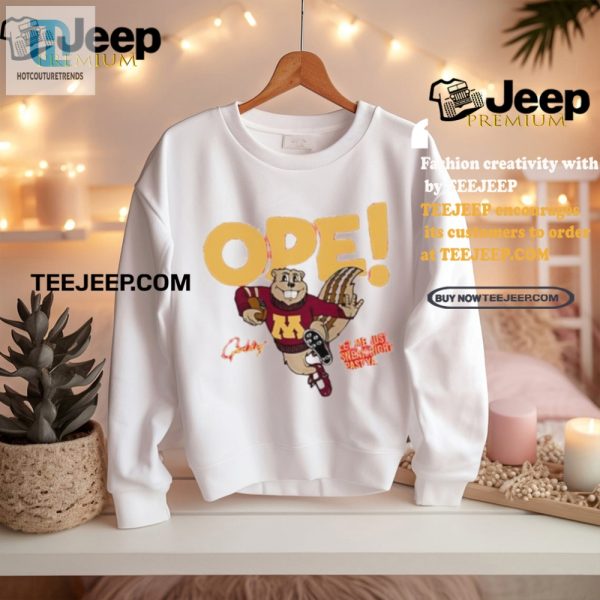 Funny Minnesota Goldy Gopher Ope Sneak Past Ya Shirt hotcouturetrends 1