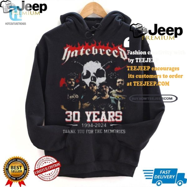 Rock On Hatebreed 30 Years Tee Thrash In Style hotcouturetrends 1