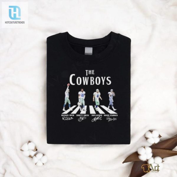 Score Big Laughs Cowboys Abbey Road Legends Tee hotcouturetrends 1 2