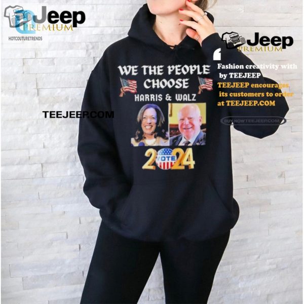 Vote Harris Waltz 2024 Funny We The People Tshirt hotcouturetrends 1