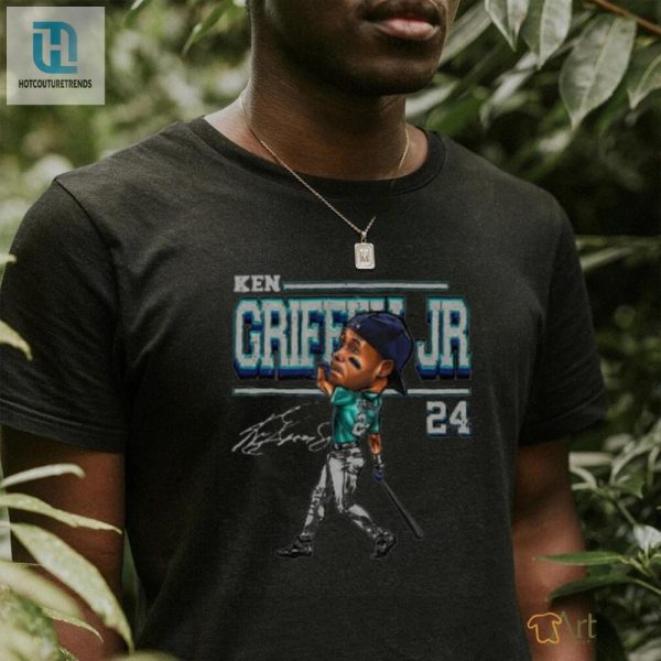 Hit A Homerun In Style Funny Ken Griffey Jr. Tshirt hotcouturetrends 1