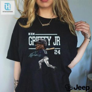 Ken Griffey Jr. Cartoon Tee Seattles Witty Wearable Art hotcouturetrends 1 3